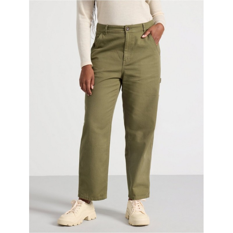 Pantalon en sergé de coton