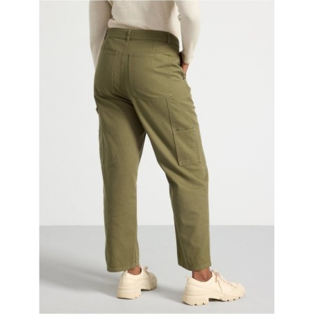 Pantalon en sergé de coton