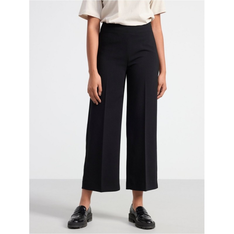 LYKKE Pantalon taille haute cropped